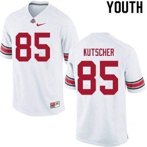 NCAA Ohio State Buckeyes Youth #85 Austin Kutscher White Nike Football College Jersey FLZ6545XY